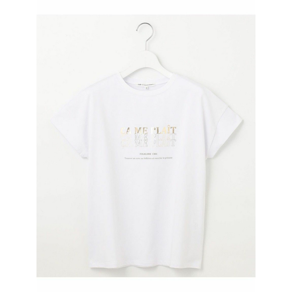 【UVカット/洗える】CA ME PLAIT ロゴTシャツ13