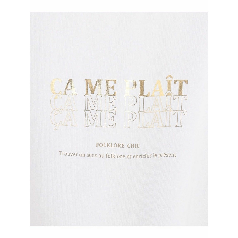 【UVカット/洗える】CA ME PLAIT ロゴTシャツ14