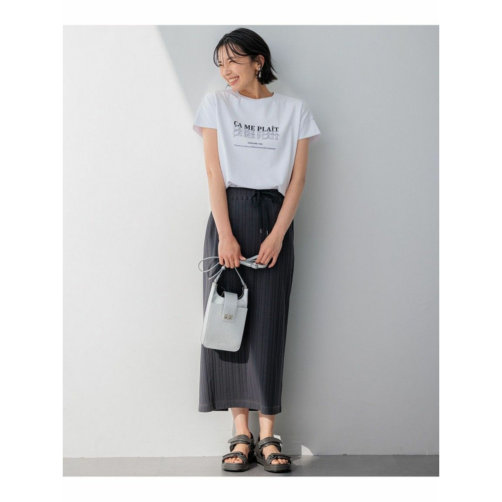 【UVカット/洗える】CA ME PLAIT ロゴTシャツ2