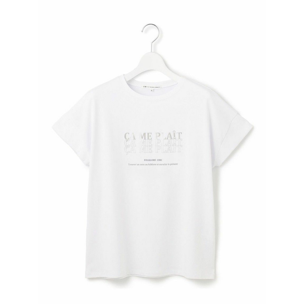 【UVカット/洗える】CA ME PLAIT ロゴTシャツ9