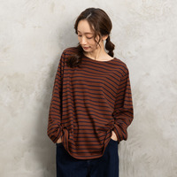 【sabstreet bis】【web限定】【大きいサイズ】 15号(3L) ボーダーカットソー