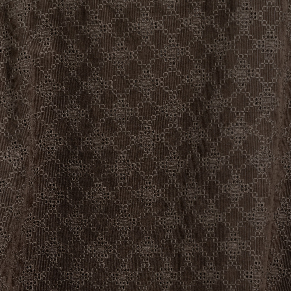 21号(6L~) コーデュロイエンブロイダリーシャツ20