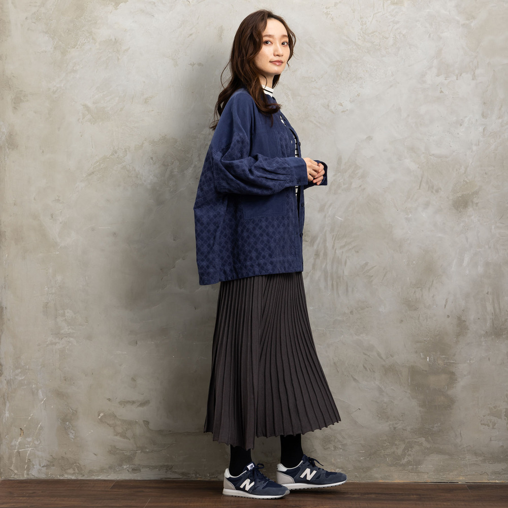 21号(6L~) コーデュロイエンブロイダリーシャツ8