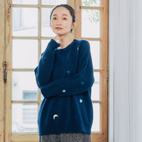 21号(6L～) プラネットエンブロイダリーニット