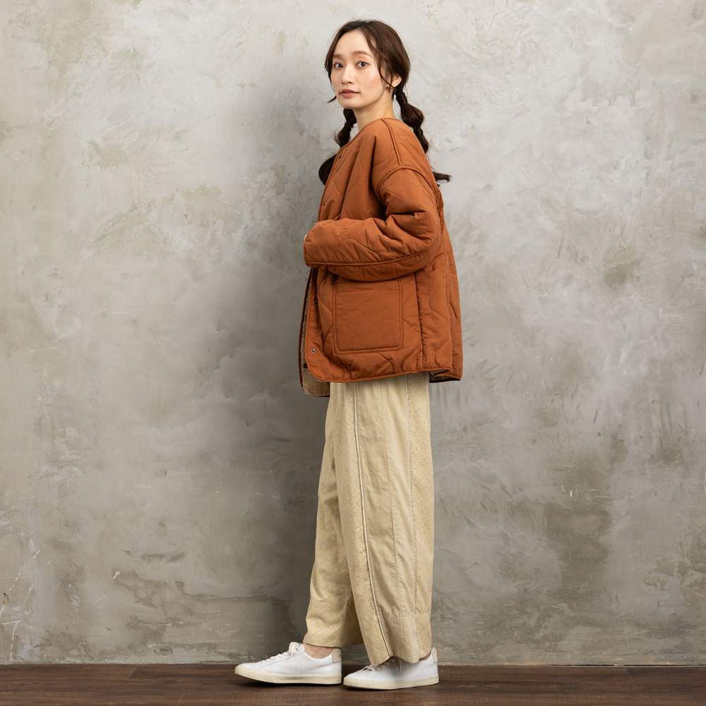 21号(6L~) コーデュロイエンブロイダリーパンツ13