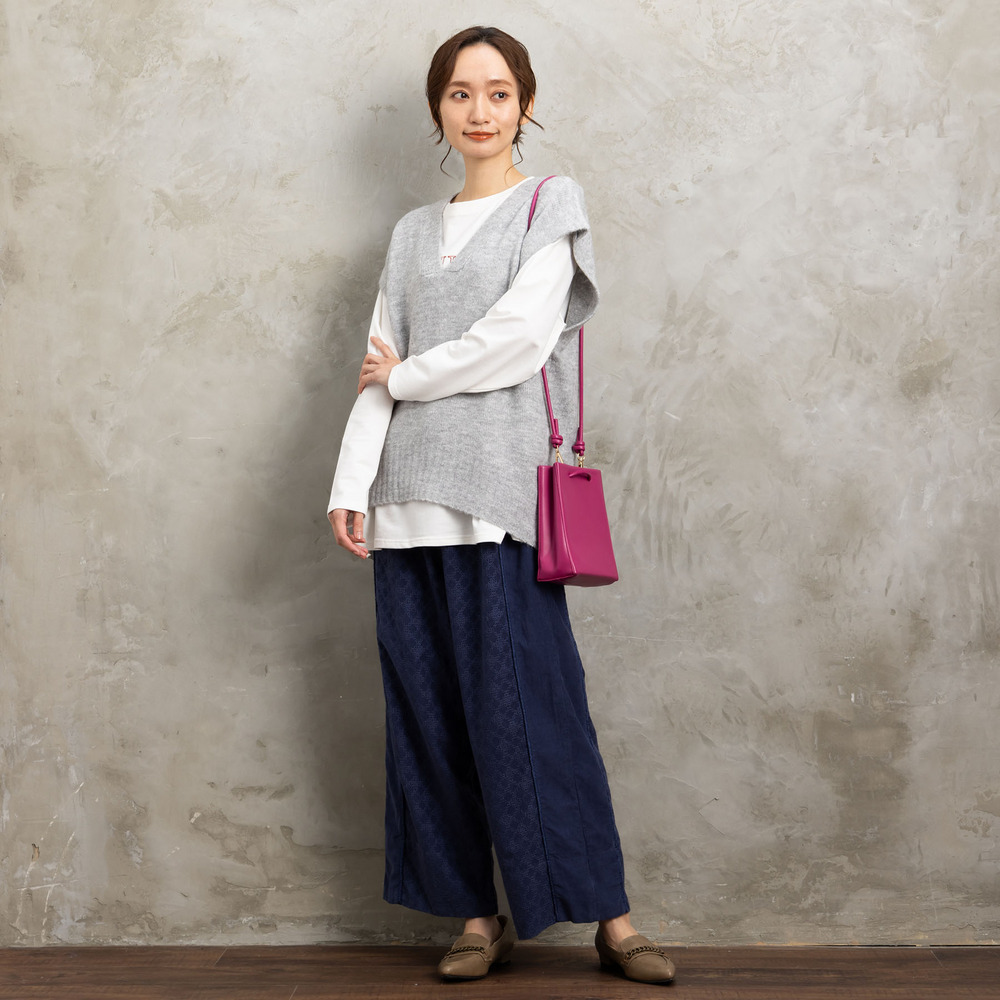 21号(6L~) コーデュロイエンブロイダリーパンツ15