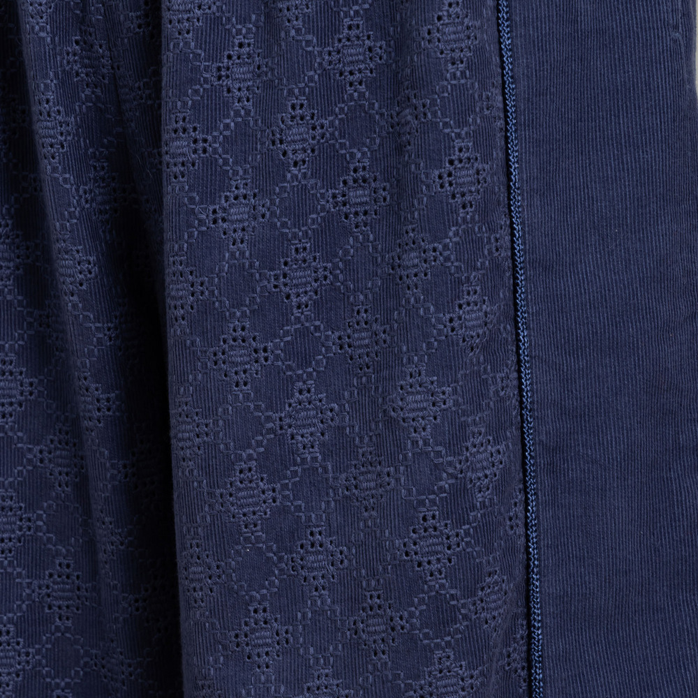 21号(6L~) コーデュロイエンブロイダリーパンツ25