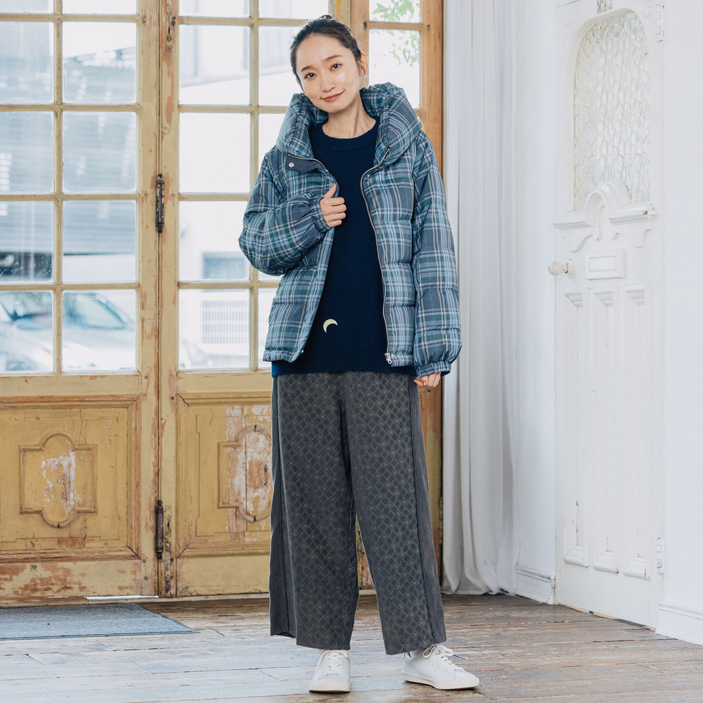 21号(6L~) コーデュロイエンブロイダリーパンツ5