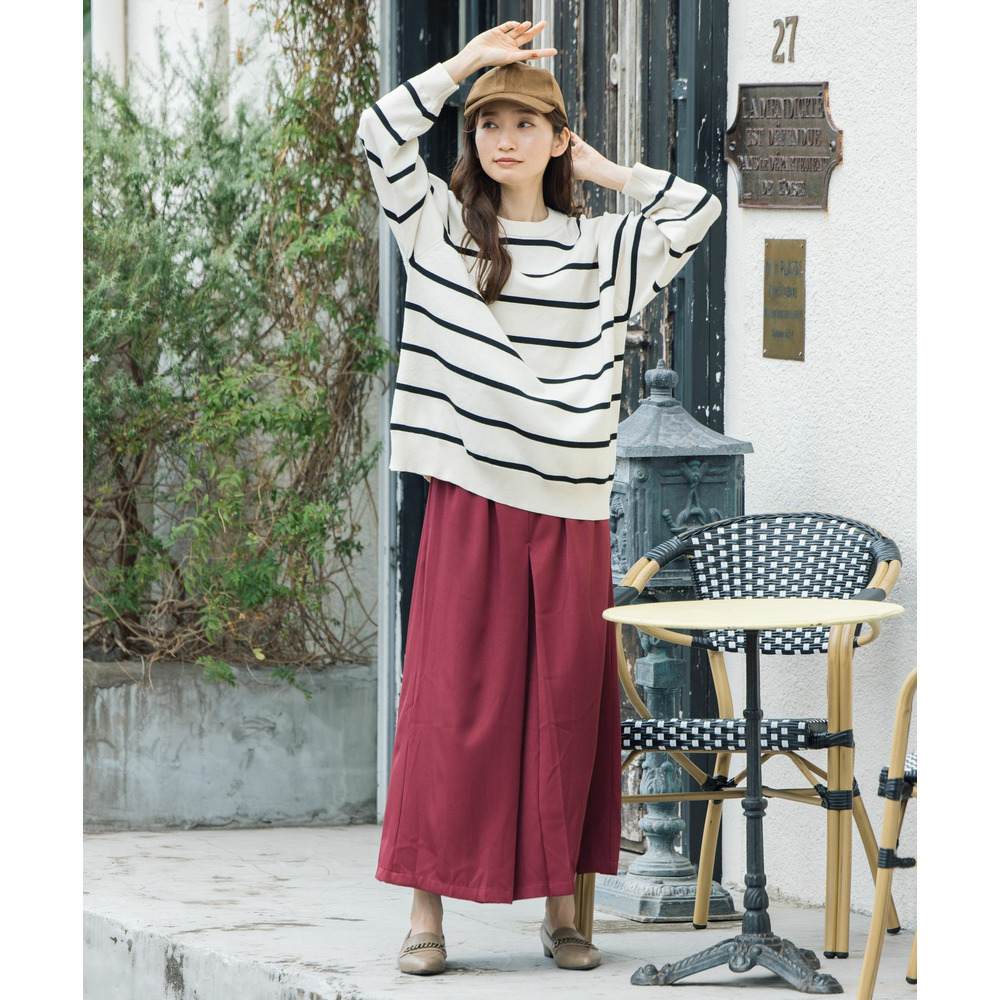 21号(6L~) タックワイドパンツ11