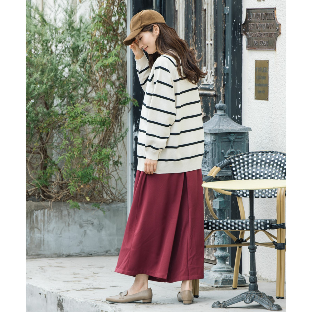 21号(6L~) タックワイドパンツ12