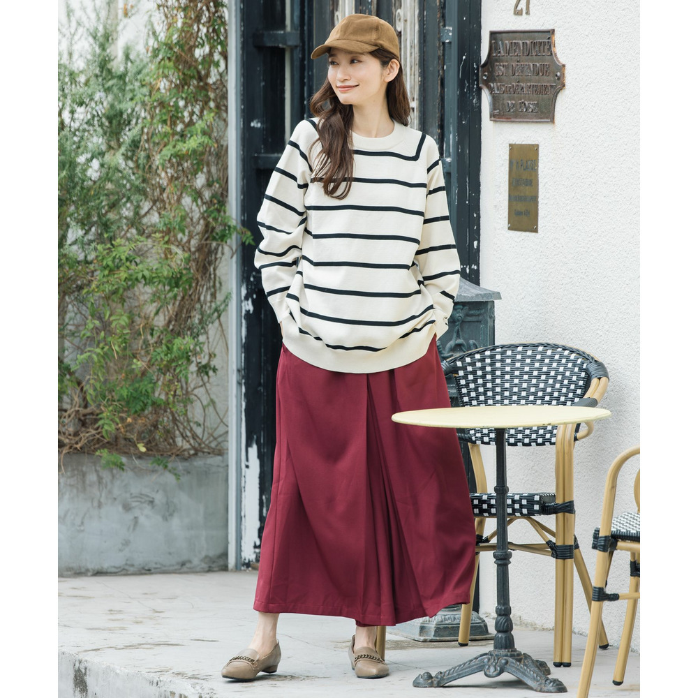 21号(6L~) タックワイドパンツ13