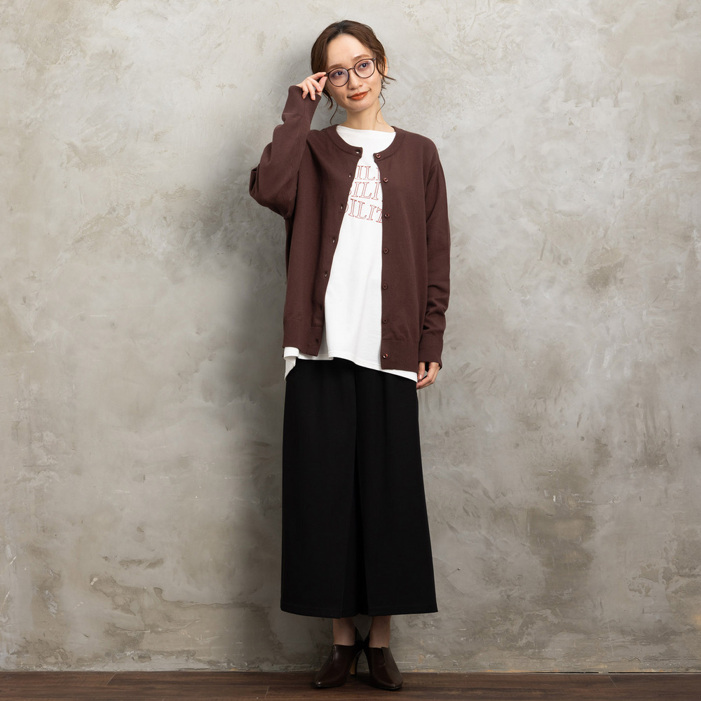 21号(6L~) タックワイドパンツ2