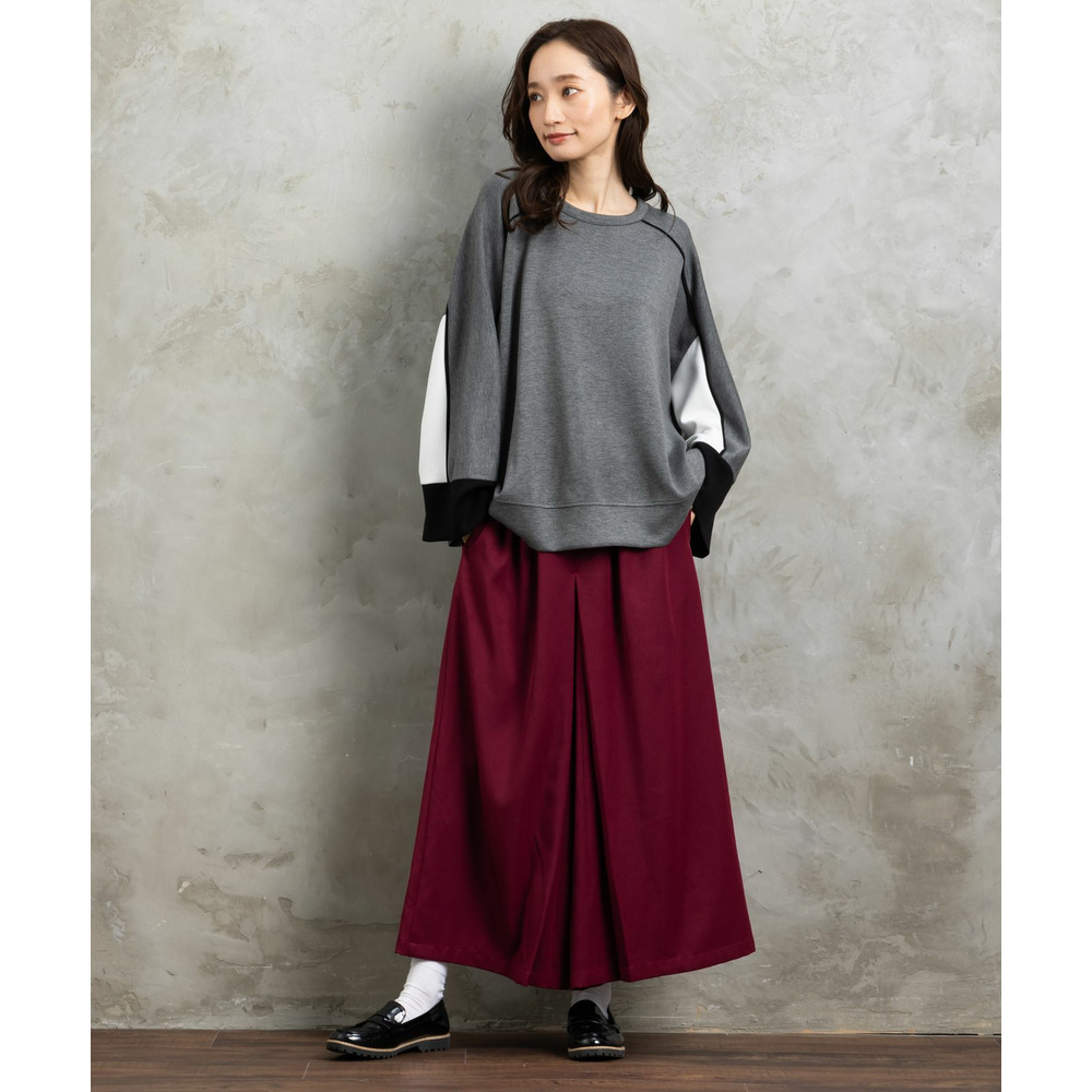 21号(6L~) タックワイドパンツ20