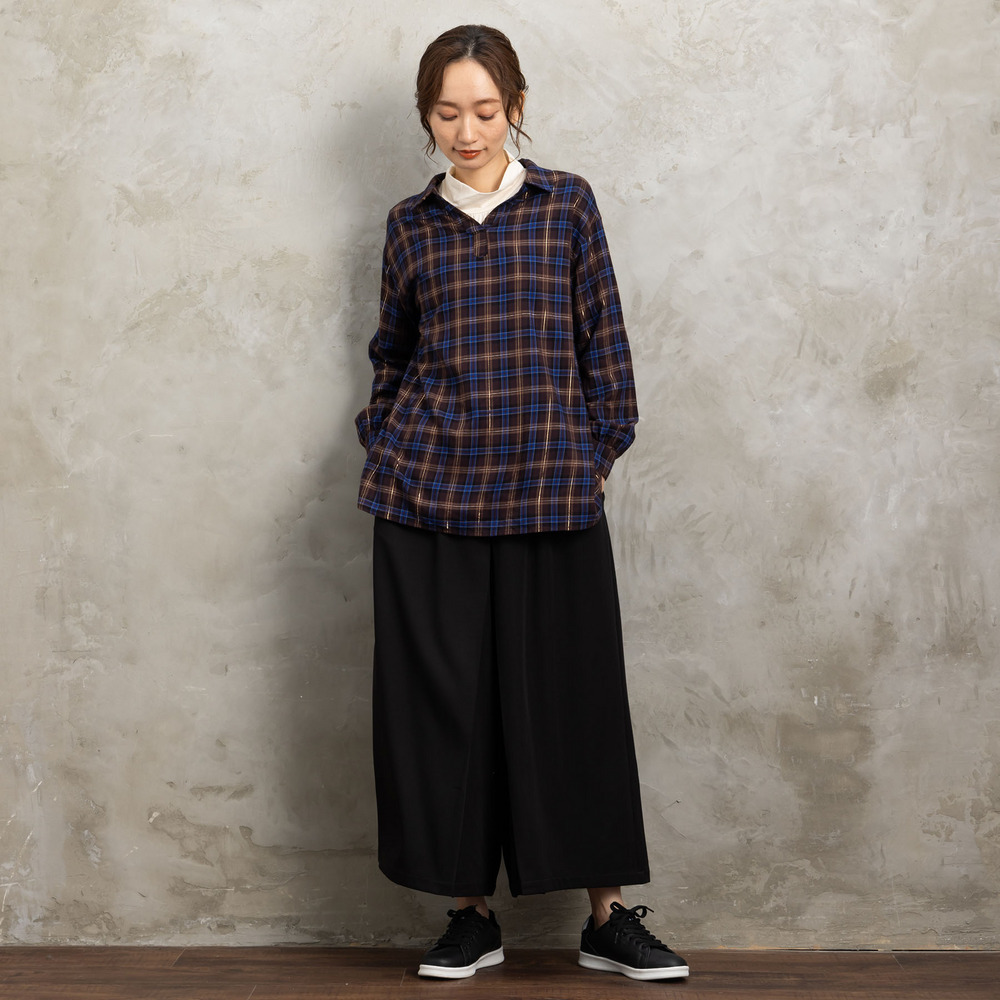 21号(6L~) タックワイドパンツ5