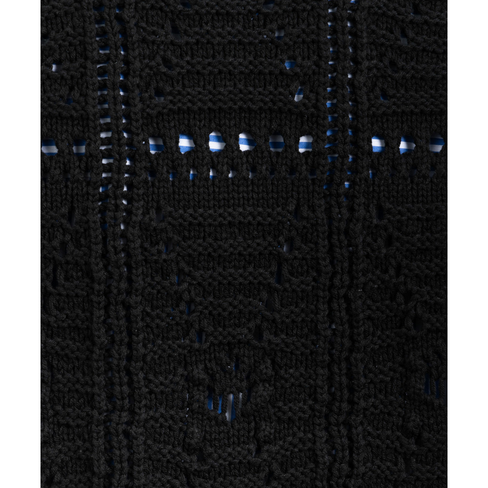 21号(6L~) レース柄透かし編みベスト10