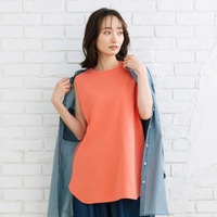 【大きいサイズ】 15号・19号(3L・5L) ロングタンクトップ