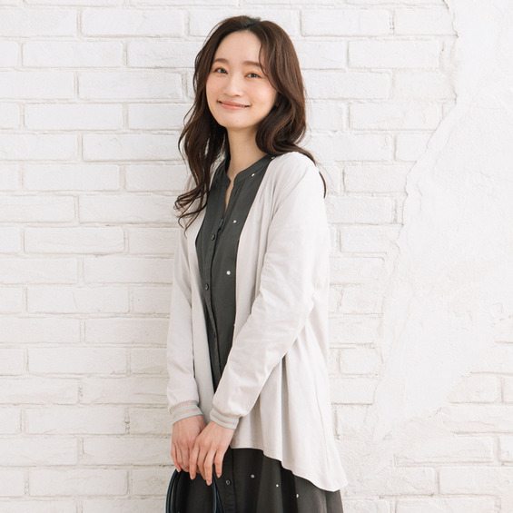 【大きいサイズ】 15号(3L) 【MADE IN JAPAN】シアーリブカットカーディガン【アリノマ/Alinoma】 【大きいサイズ】 15号(3L) 【MADE IN JAPAN】シアーリブカットカーディガン【アリノマ/Alinoma】