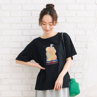  15号(3L) トロンプルイユフルーツTシャツ