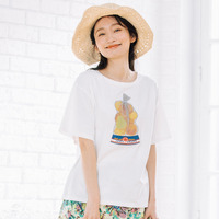 【大きいサイズ】 15号(3L) トロンプルイユフルーツTシャツ