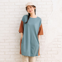 15号(3L) 【接触冷感】バイカラーチュニック