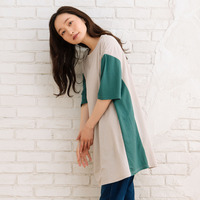 15号(3L) 【接触冷感】バイカラーチュニック