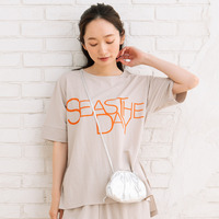 15号(3L) 【接触冷感】レタードスリットカットソー