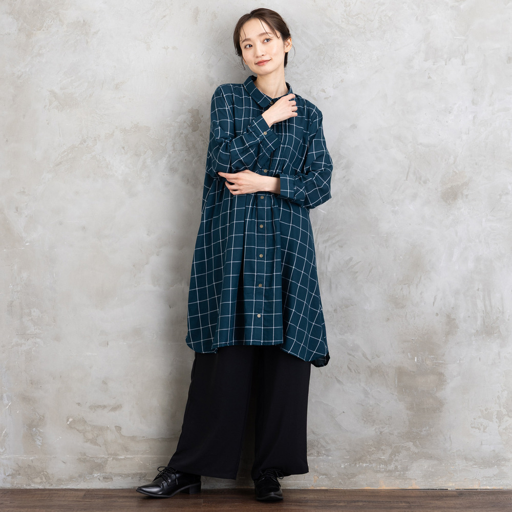 【sabstreet bis】【web限定】15号(3L) 【COOL・UV・防シワ】ライトジョーゼットタックパンツ19