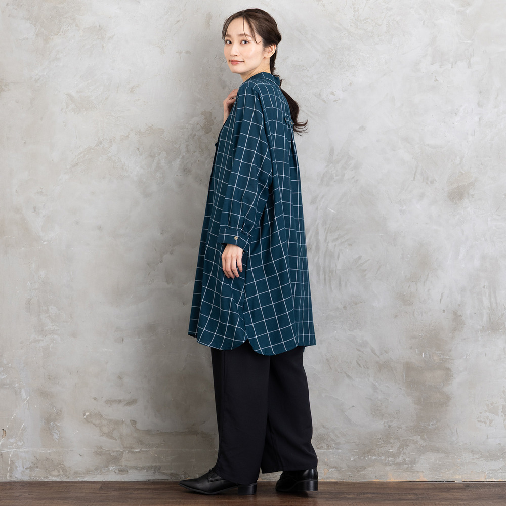 【sabstreet bis】【web限定】15号(3L) 【COOL・UV・防シワ】ライトジョーゼットタックパンツ20