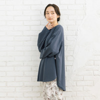 【sabstreet bis】【web限定】15号(3L) 【USAコットン】ラウンドヘムロンT