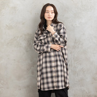 【sabstreet bis】【web限定】15号(3L) アソートチェックWポケットワンピース