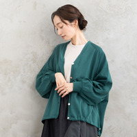 【sabstreet bis】【web限定】15号(3L) ドロストヘムニットカーディガン