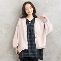 【sabstreet bis】【web限定】15号(3L) ドロストヘムニットカーディガン