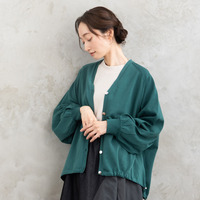 【sabstreet bis】【web限定】15号(3L) ドロストヘムニットカーディガン