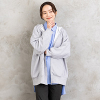 【sabstreet bis】【web限定】15号(3L) ダンボールジップパーカー