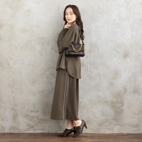 【sabstreet bis】【web限定】15号(3L) ラメラインダンボールニットアップ