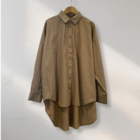 【sabstreet bis】【web限定】15号(3L) ドビーストライプシャツ