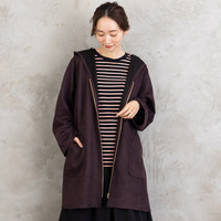 【sabstreet bis】【web限定】フェイクスェードZIPコート