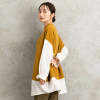 【sabstreet bis】【web限定】シャツコンビプルオーバー