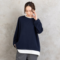 【sabstreet bis】【web限定】カットソー切り替えプルオーバー
