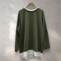 【sabstreet bis】【web限定】カットソー切り替えプルオーバー