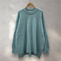 【sabstreet bis】【web限定】ヤクタッチクルーネックニット
