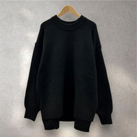 【sabstreet bis】【web限定】ヤクタッチクルーネックニット
