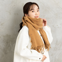 カラフルドット柄ストール