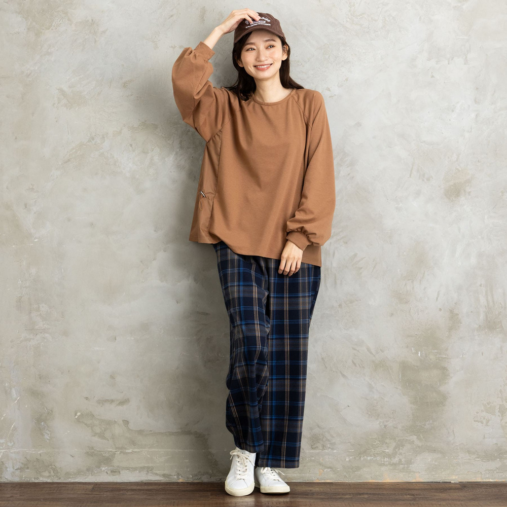 両面起毛セミワイドパンツ4