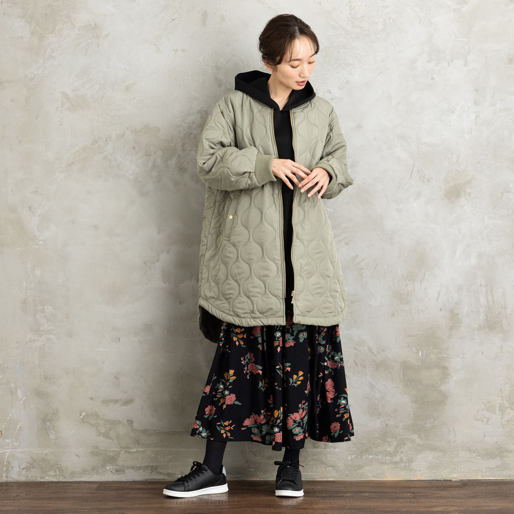 【sabstreet bis】【web限定】 キルトロングMA-111