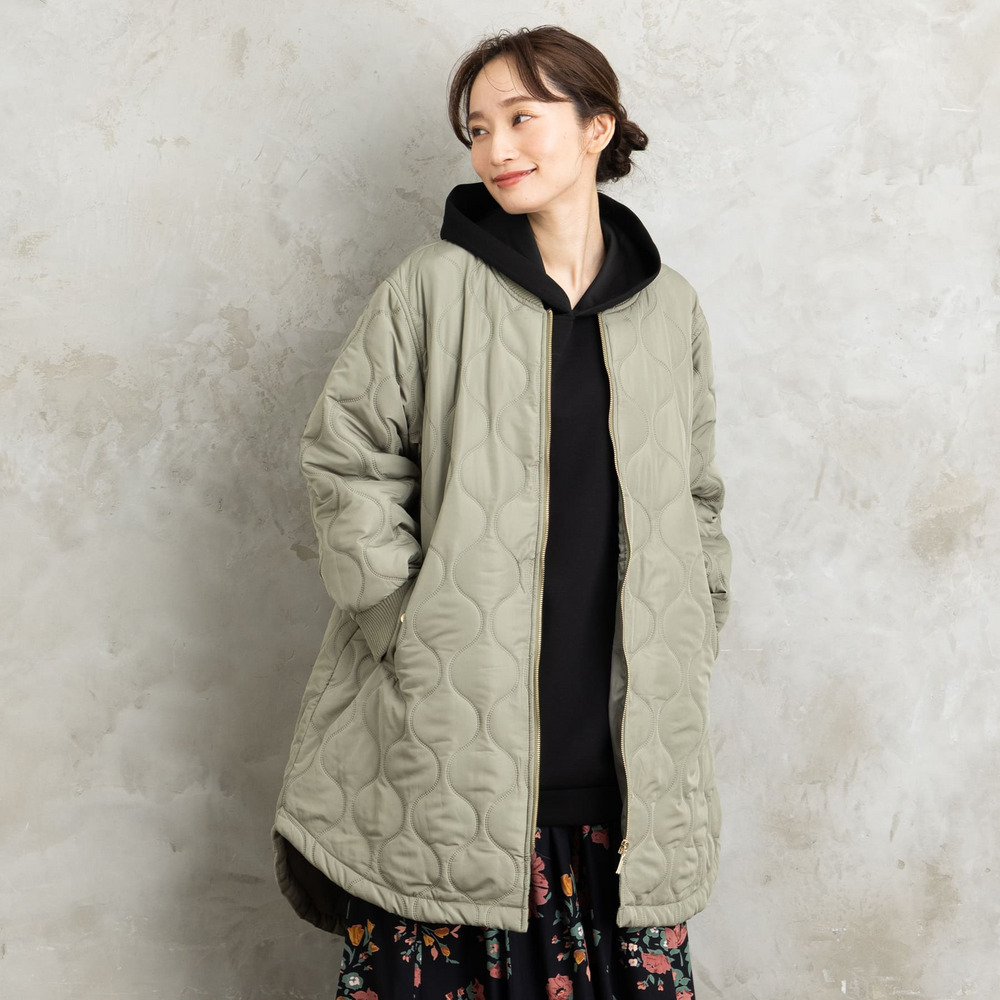 【sabstreet bis】【web限定】 キルトロングMA-11