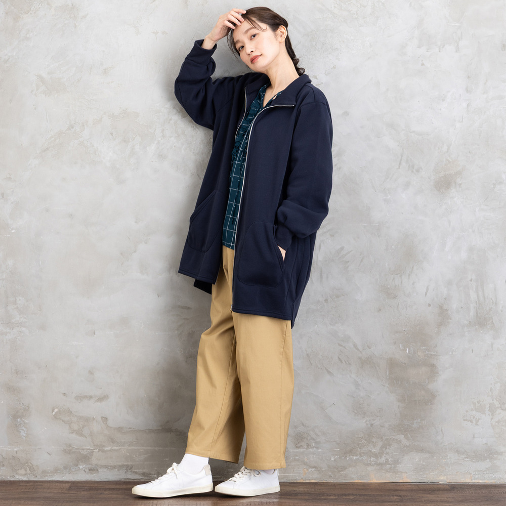 【sabstreet bis】【web限定】 【アンチピリング】スタンドカラージップブルゾン11