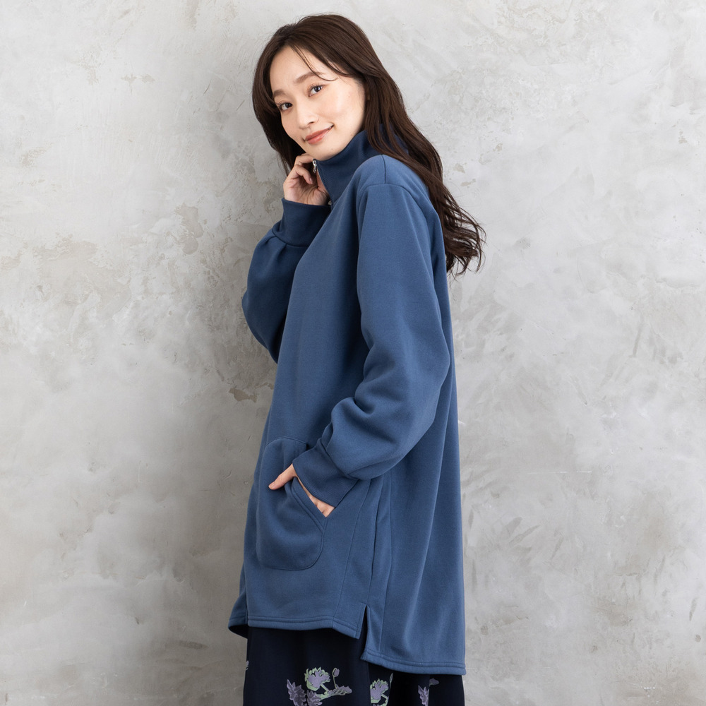 【sabstreet bis】【web限定】 【アンチピリング】スタンドカラージップブルゾン12