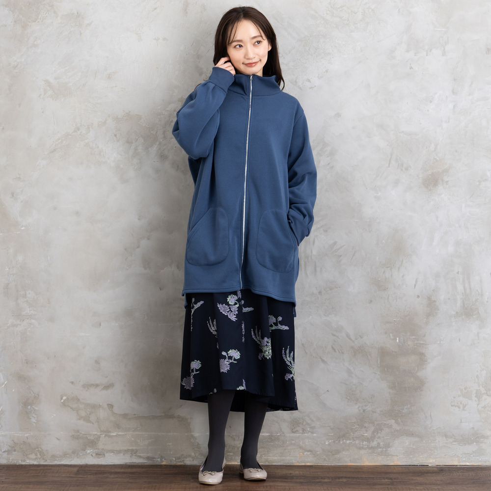 【sabstreet bis】【web限定】 【アンチピリング】スタンドカラージップブルゾン7