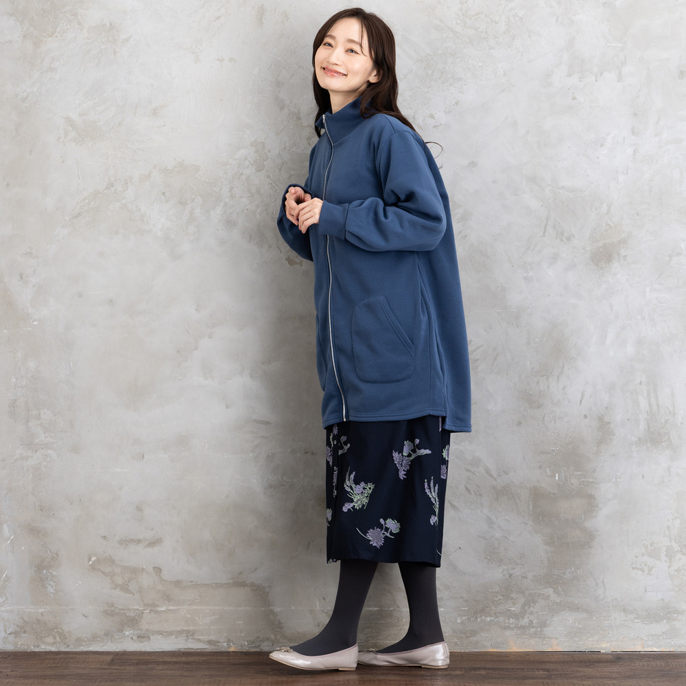 【sabstreet bis】【web限定】 【アンチピリング】スタンドカラージップブルゾン8